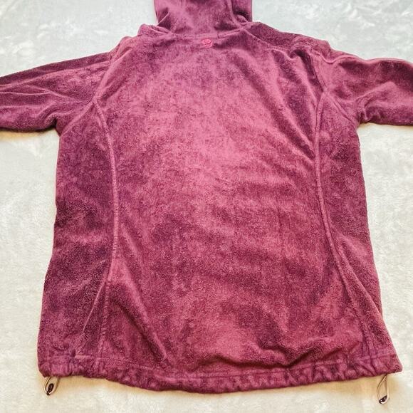 Mountain Hardwear Pyxis Jacket Womens L Plum Plush Fleece Zip Full Zip Pockets - Picture 3 of 11